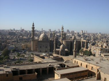 Udsigt over Cairo fra Citadellet.