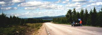Indlandsvejen i det nordlige Sverige