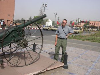 En stor kanon i Marrakech.