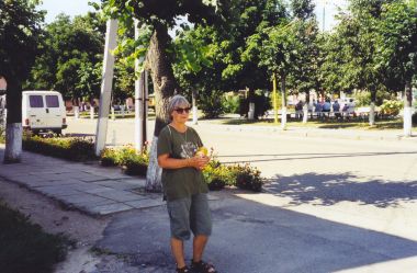 Blomsterbede i Seduva i Litauen