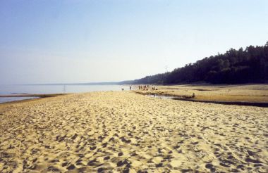 Stranden ved Saulkrati i Letland