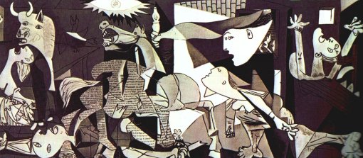 Picassos berømte billede "Guernica"