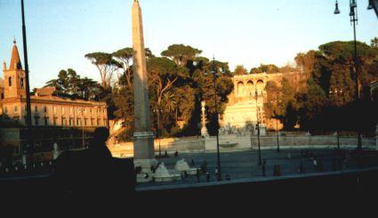 Piazza del Popolo med obelisken