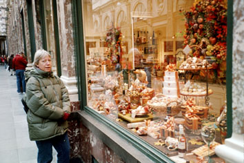 Udstillingsvindue i Galeries St-Hubert