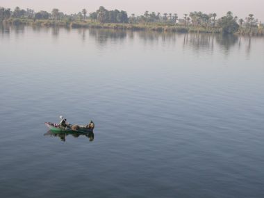 Tidlig morgen på den stille Nil.