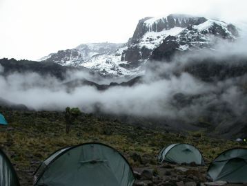 Barranco Camp i 3.977 m.
