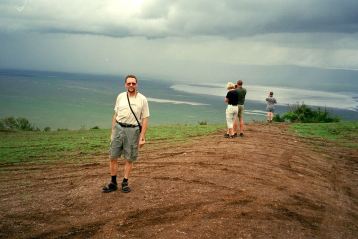 Udsigt over Manyara Lake.