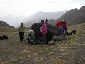 Transportabel colabar i passet Tizi n Tacheddirt