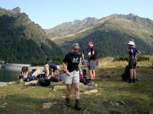 Et kvarters hvil ved Lac de Bious-Artigues 1.422 m