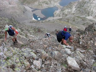 Sej klatring op af Grande Fashe 3.005 m