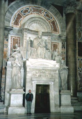 Pius 7. gravmæle et af Thorvaldsens hovedværker