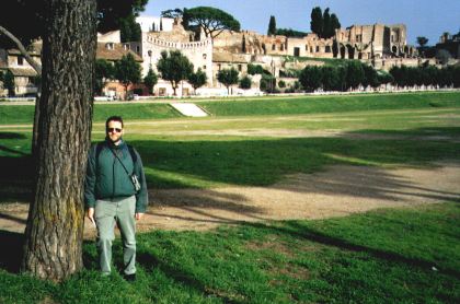 Circus Maximus med Palatinerhjen i baggrunden